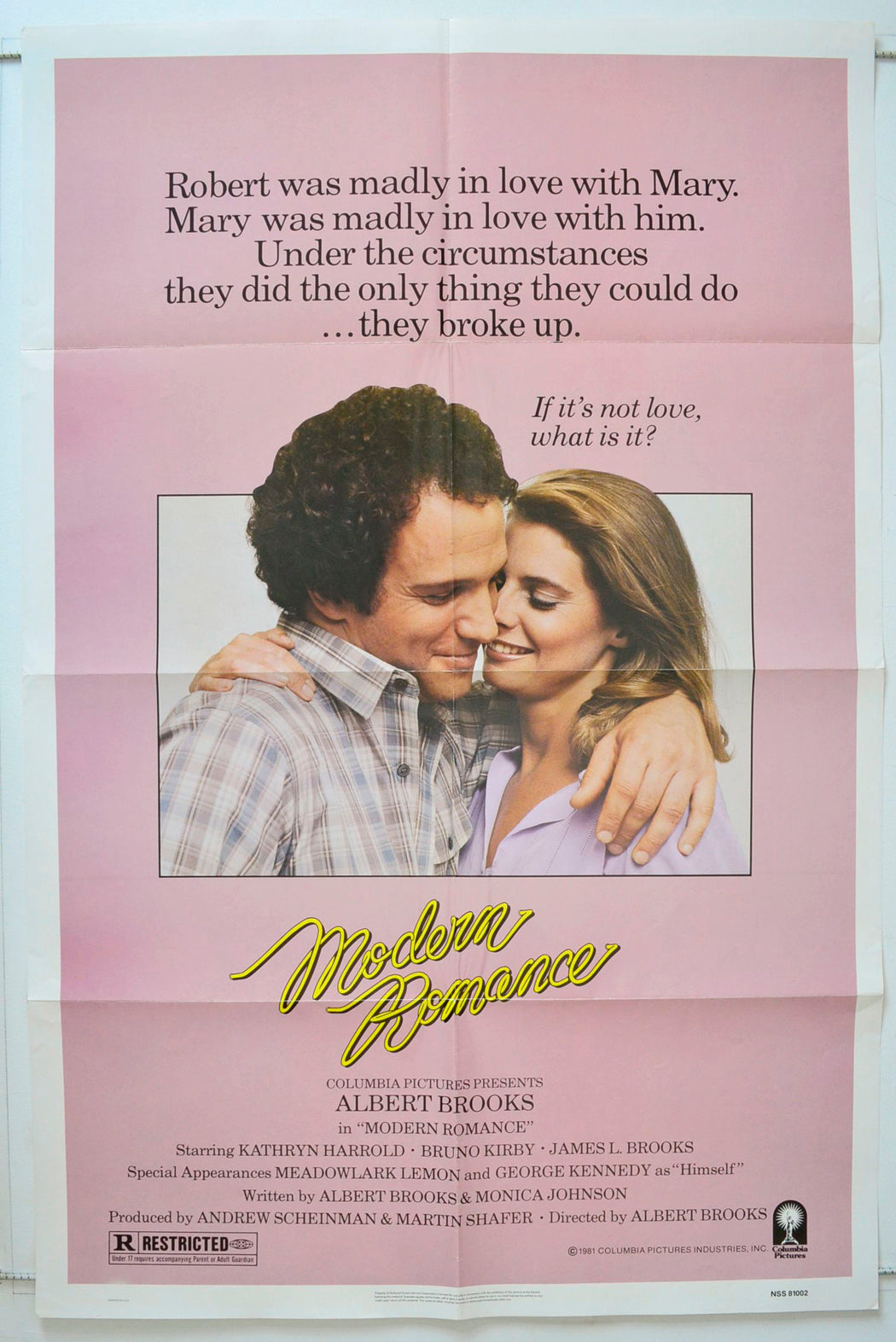 Modern Romance Original One Sheet Poster - Movie Poster