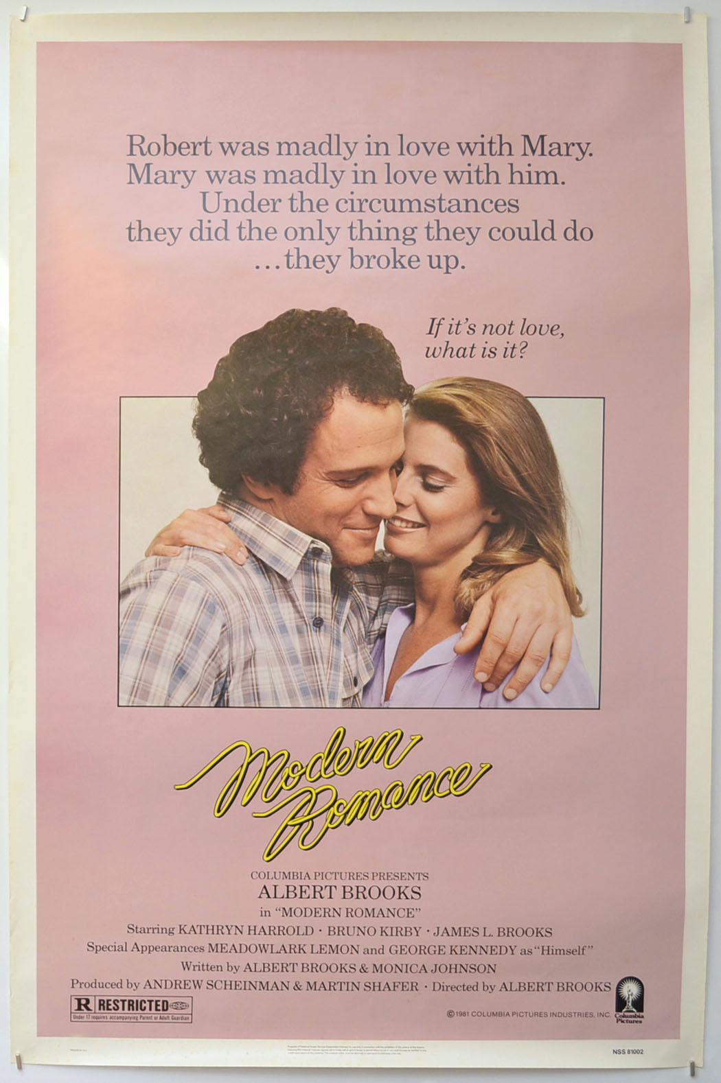 Modern Romance Original One Sheet Poster - Film Poster - Movie Poster