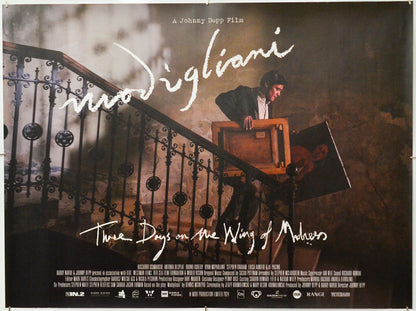 Modigliani Three Days on the Wing of Madness - Original Quad Poster - Film Poster - Movie Poster