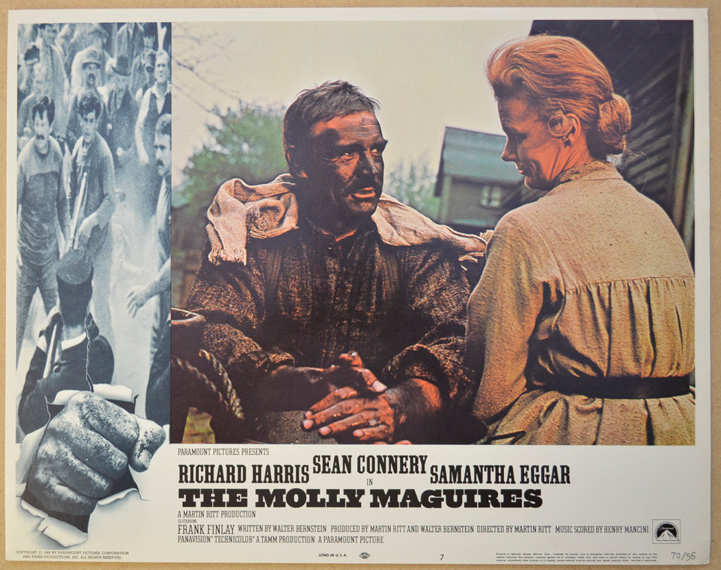 THE MOLLY MAGUIRES (Card 7) Cinema Lobby Card Set 