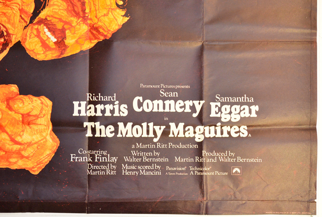 THE MOLLY MAGUIRES (Bottom Right) Cinema Quad Movie Poster 