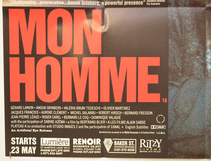 MON HOMME (Bottom Left) Cinema Quad Movie Poster 