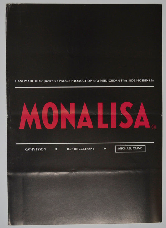 Mona Lisa Original 4 Page Cinema Exhibitors Campaign Pressbook (UK)