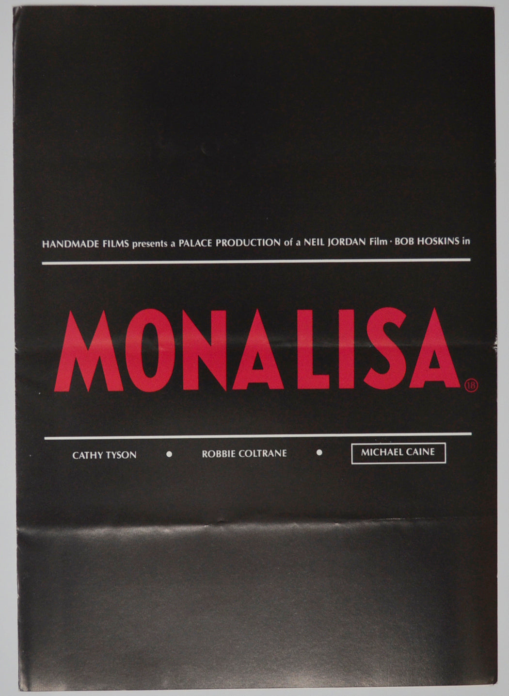 Mona Lisa Original 4 Page Cinema Exhibitors Campaign Pressbook (UK)