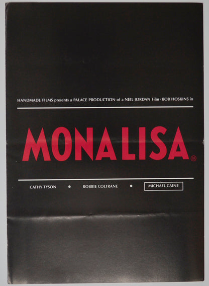 Mona Lisa Original 4 Page Cinema Exhibitors Campaign Pressbook (UK)