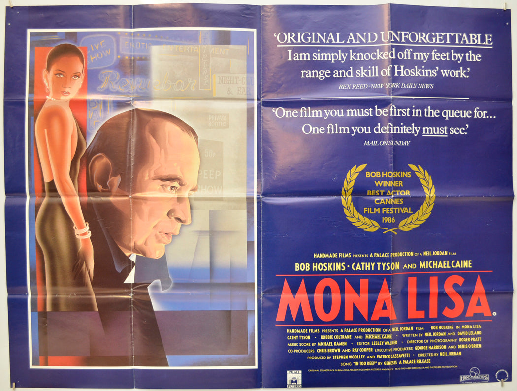 Mona Lisa Original Quad Poster - Film Poster - Movie Poster  