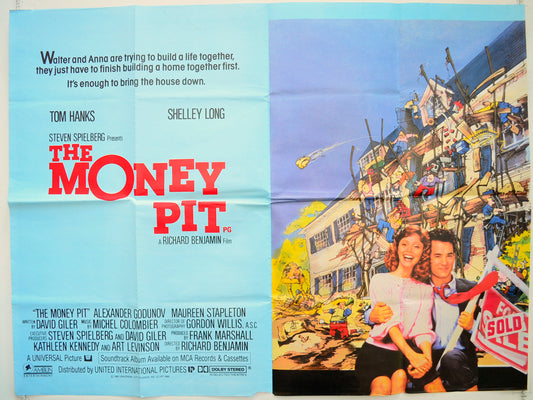 The Money Pit Original Quad Poster - Film Poster - Movie Poster  