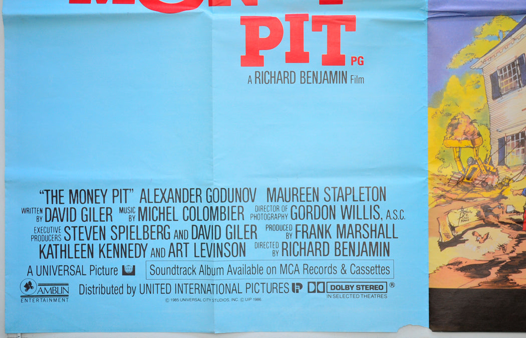 THE MONEY PIT (Bottom Left) Cinema Quad Movie Poster 