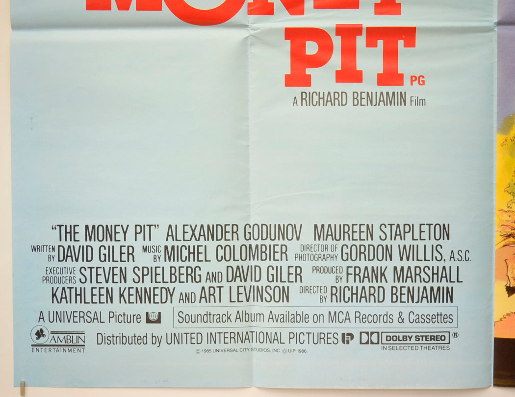 THE MONEY PIT (Bottom Left) Cinema Quad Movie Poster 