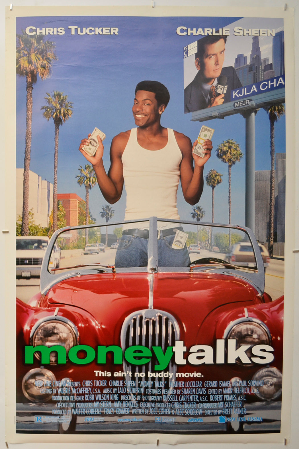 Money Talks Original One Sheet Poster - Film Poster - Movie Poster  