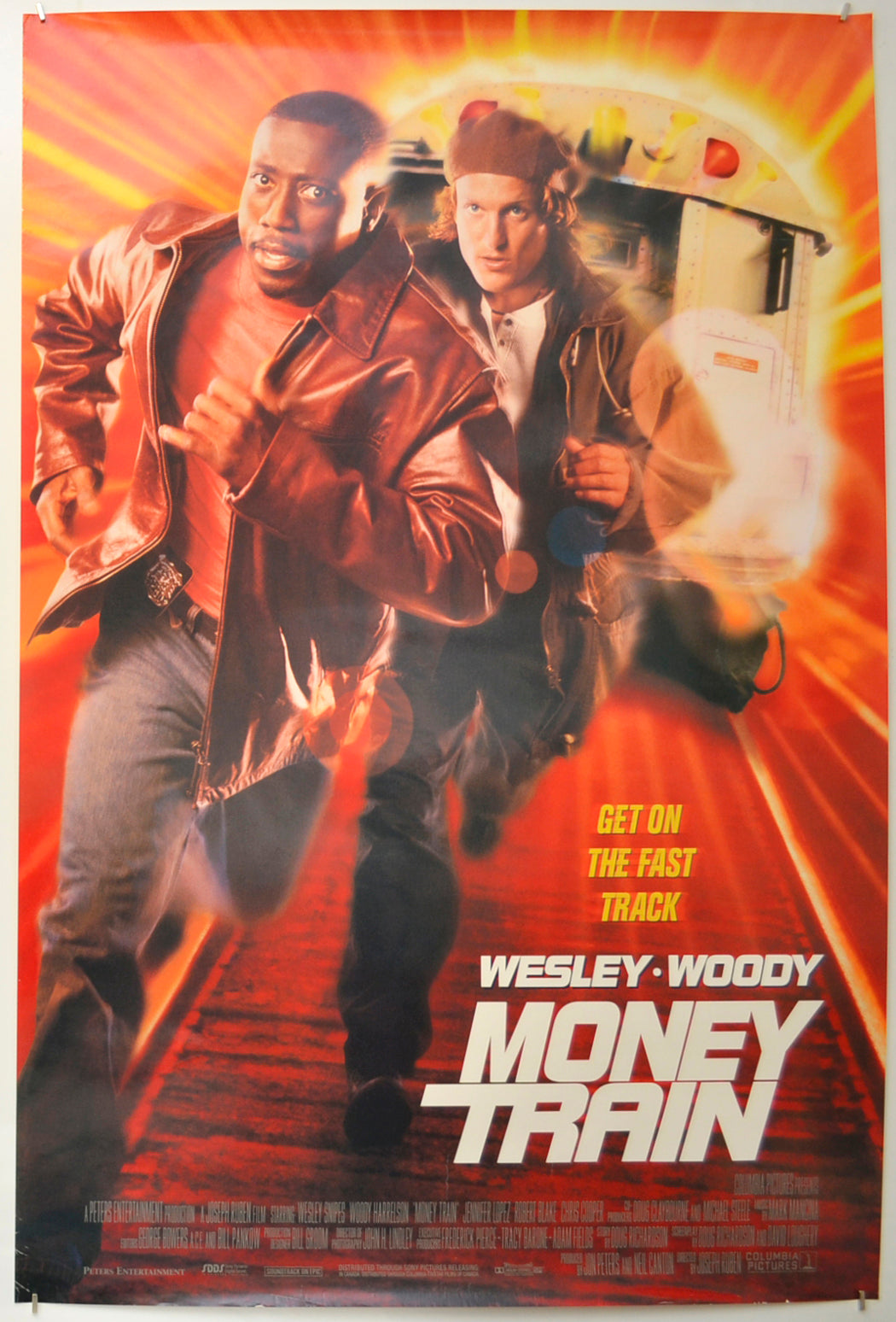 Money Train Original One Sheet Poster - Film Poster - Movie Poster - Cinema Poster