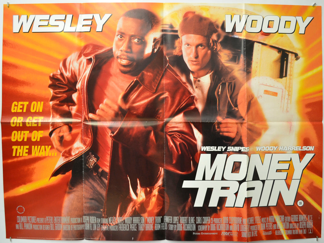 Money Train Original Quad Poster - Film Poster - Movie Poster