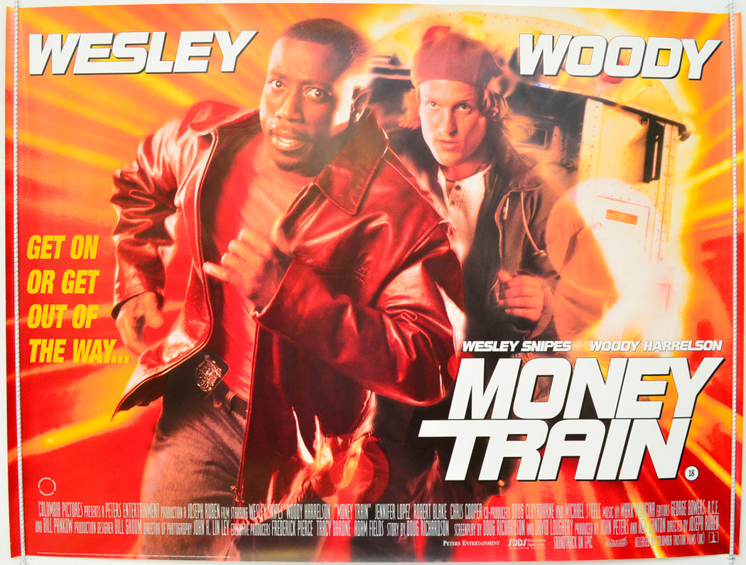 Money Train Original Quad Poster - Film Poster - Movie Poster  