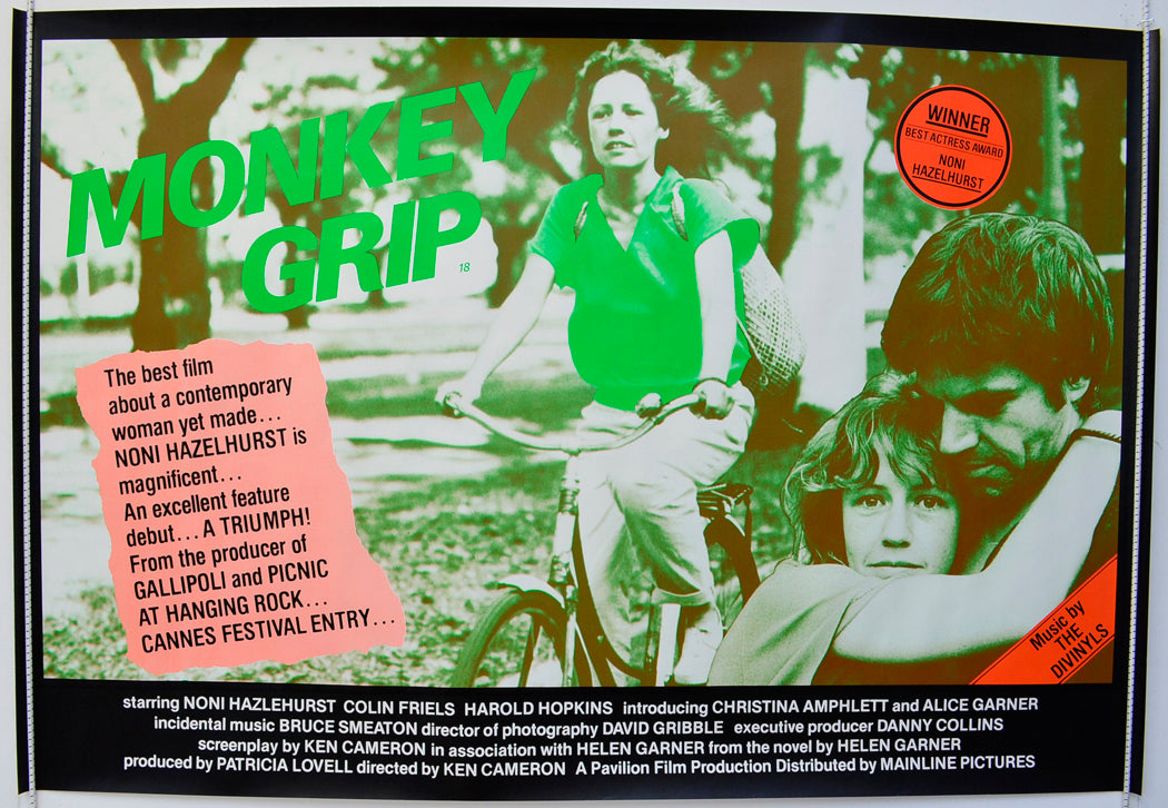 Monkey Grip  Original British Quad Poster - Film Poster - Movie Poster 