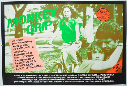 Monkey Grip Original Quad Poster - Film Poster - Movie Poster