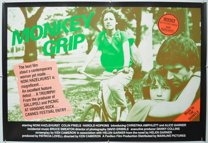 Monkey Grip Original Quad Poster - Film Poster - Movie Poster