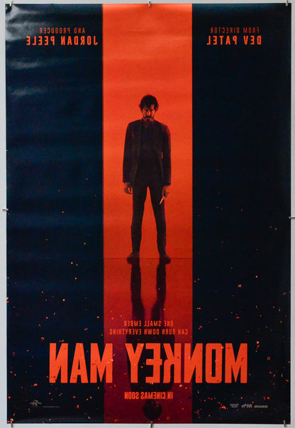 Monkey Man (Back) Cinema One Sheet Movie Poster 