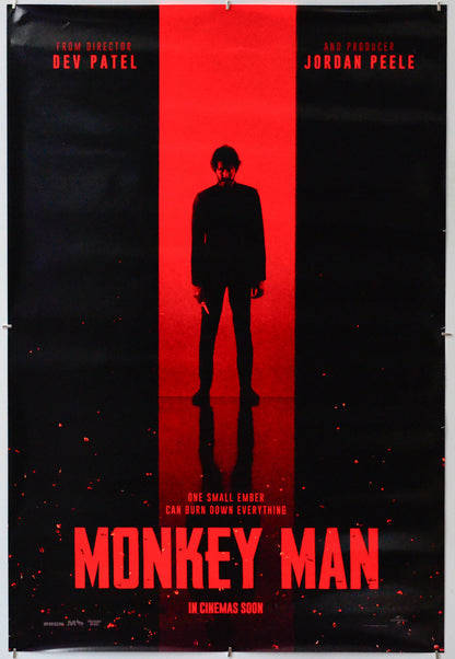 Monkey Man - Original One Sheet Poster - Film Poster - Movie Poster 