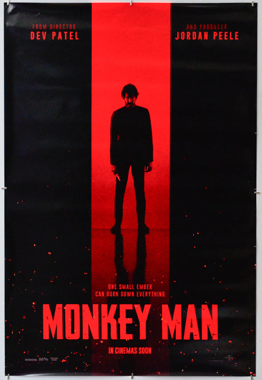 Monkey Man - Original One Sheet Poster - Film Poster - Movie Poster 