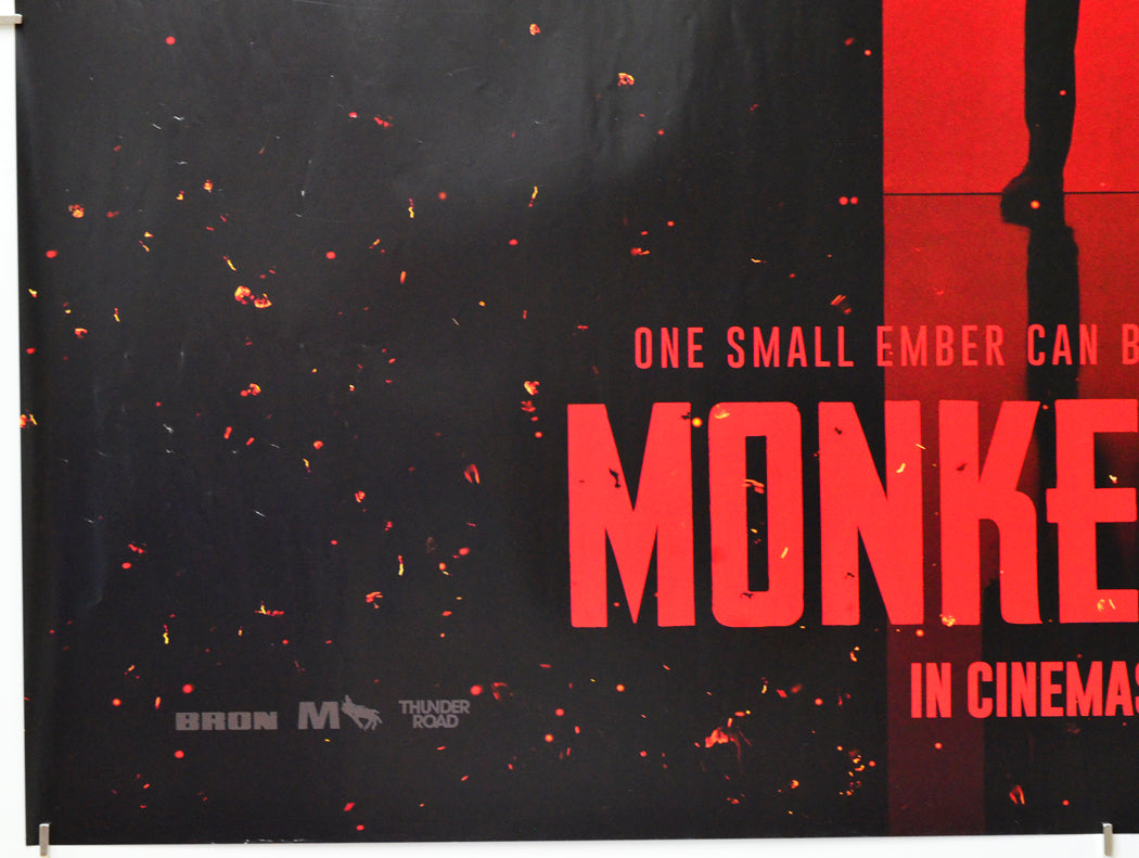 Monkey Man (Bottom Left) Cinema Quad Movie Poster 