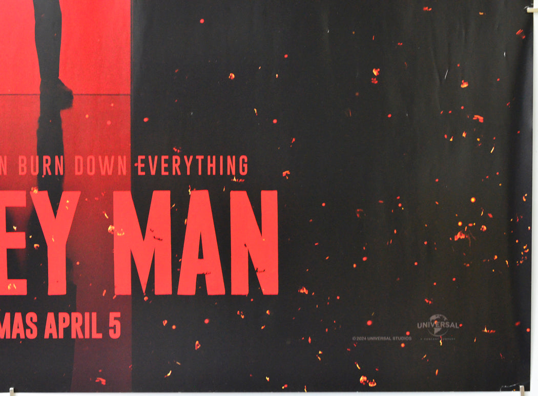 Monkey Man (Bottom Right) Cinema Quad Movie Poster 