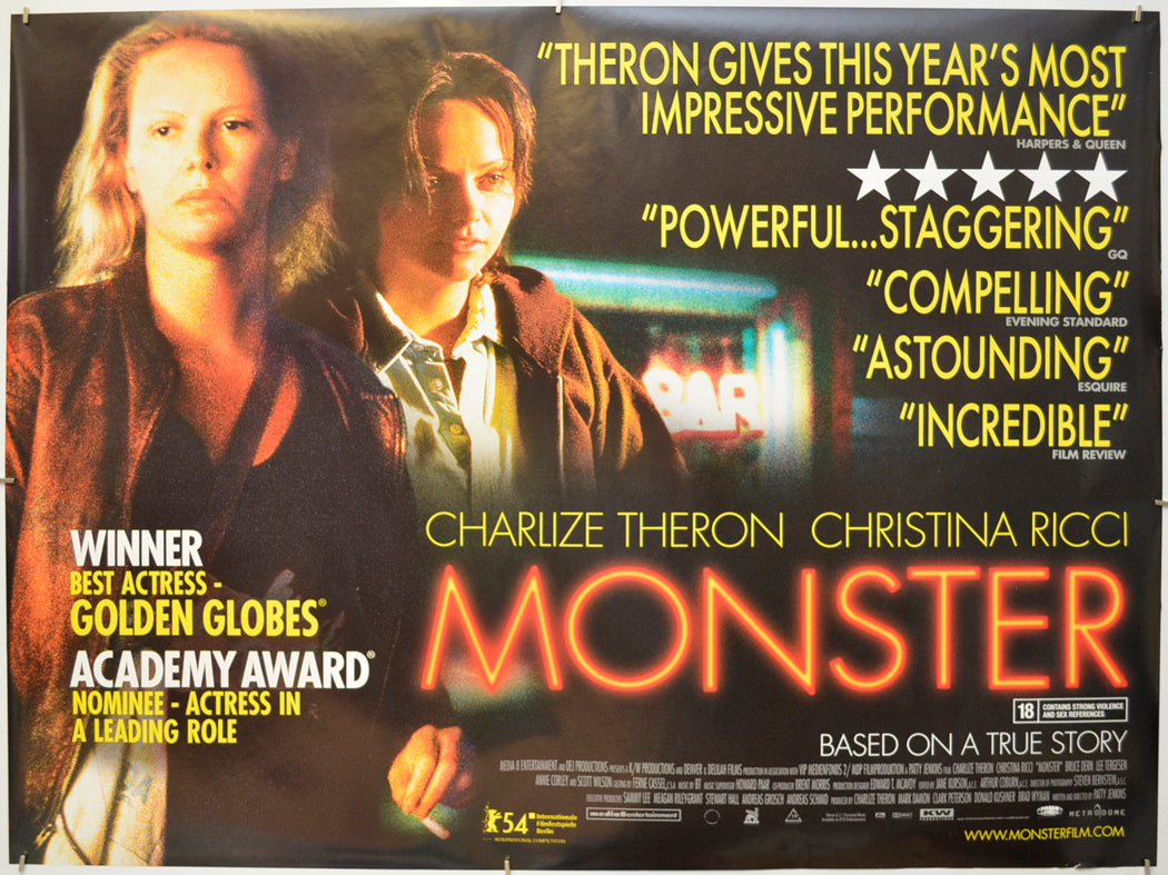 Monster Original Quad Poster - Film Poster - Movie Poster  