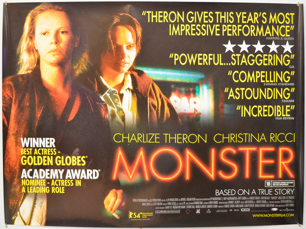 Monster Original Quad Poster - Film Poster - Movie Poster  