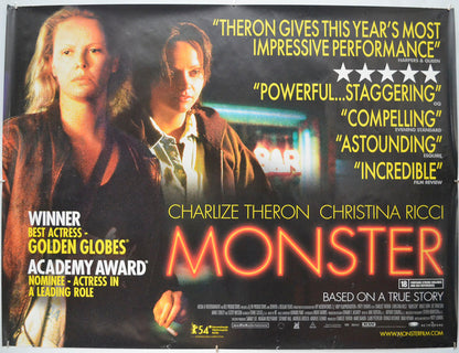 Monster Original Quad Poster - Film Poster - Movie Poster