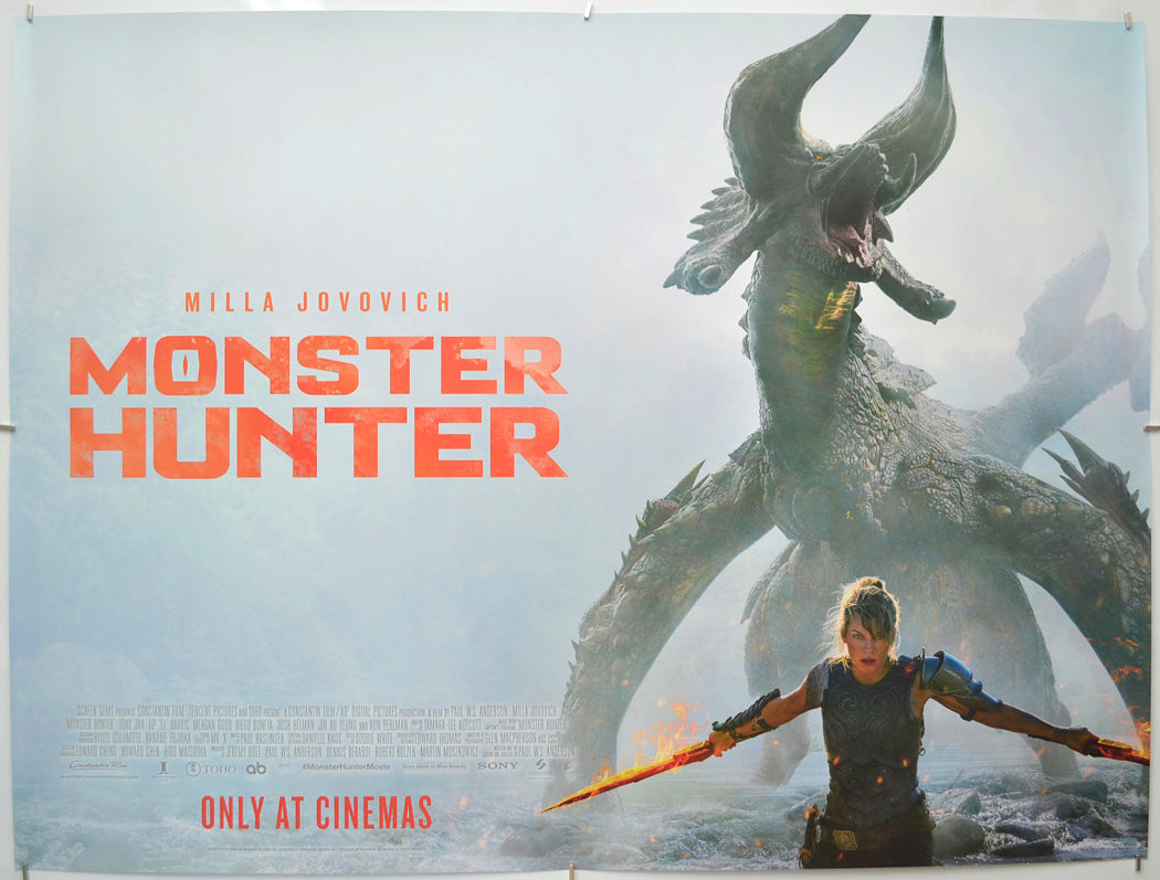 Monster Hunter - Original Quad Poster - Film Poster - Movie Poster