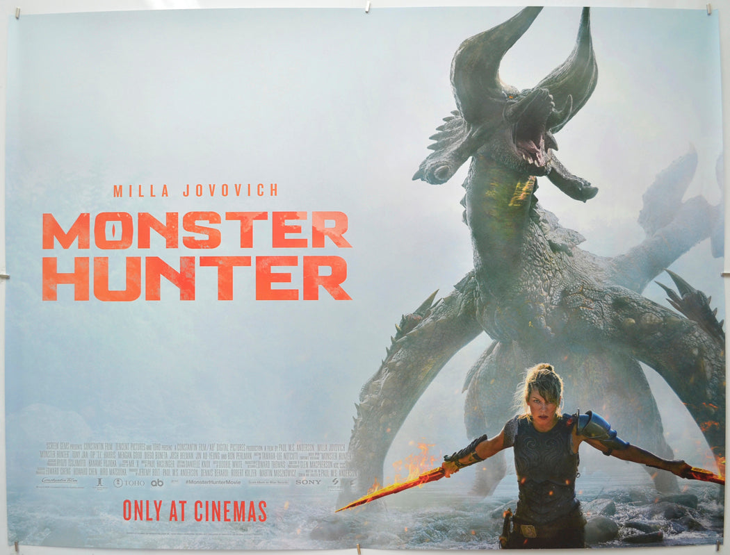 Monster Hunter - Original Quad Poster - Film Poster - Movie Poster