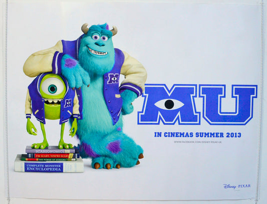 Monsters University  (Teaser / Advance Version 2)   Original British Quad Poster - Film Poster - Movie Poster 