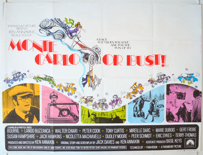 Monte Carlo Or Bust Original British Quad Poster - Movie Poster