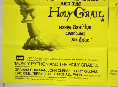 MONTY PYTHON AND THE HOLY GRAIL / AND NOW FOR SOMETHING COMPLETELY DIFFERENT (Bottom Left) Cinema Quad Movie Poster 