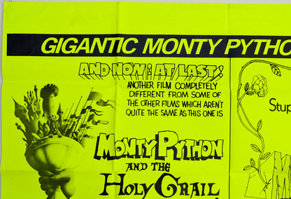 MONTY PYTHON AND THE HOLY GRAIL / AND NOW FOR SOMETHING COMPLETELY DIFFERENT (Top Left) Cinema Quad Movie Poster 