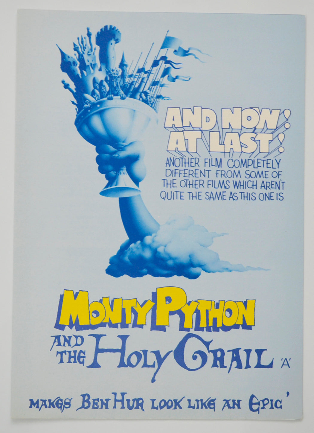 MONTY PYTHON AND THE HOLY GRAIL Cinema Exhibitors Campaign Pressbook - SYNOPSIS 