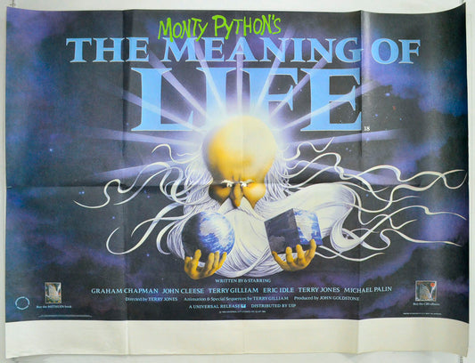 Monty Python's The Meaning Of Life Original British Quad Poster - Film Poster - Movie Poster 