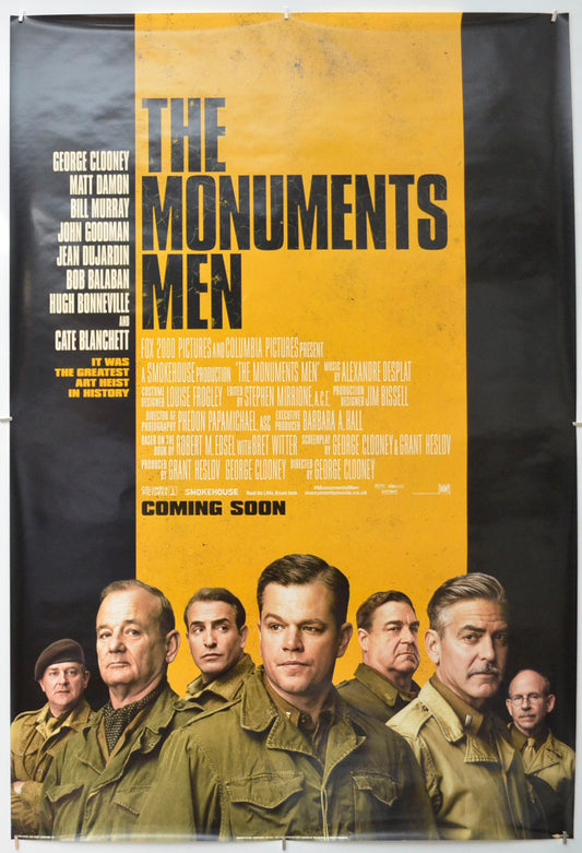 The Monuments Men (Teaser / Advance Version)Original One Sheet Poster - Film Poster - Movie Poster