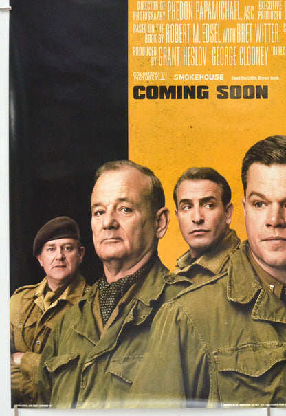 THE MONUMENTS MEN (Bottom Left) Cinema One Sheet Movie Poster 