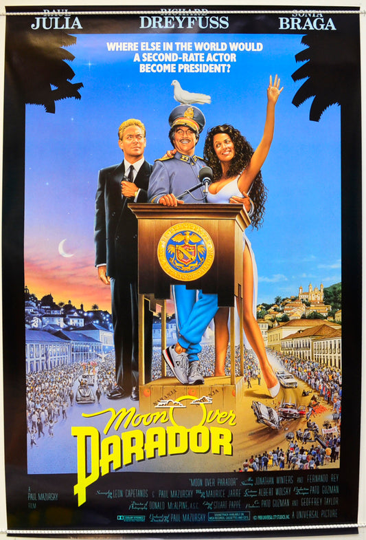 Moon Over Parador Original One Sheet Poster - Film Poster - Movie Poster  