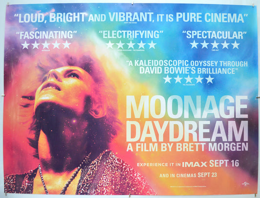 Moonage Daydream Original Quad Poster - Film Poster - Movie Poster  