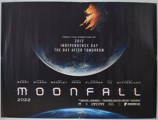 Moonfall Original Quad Poster - Film Poster - Movie Poster