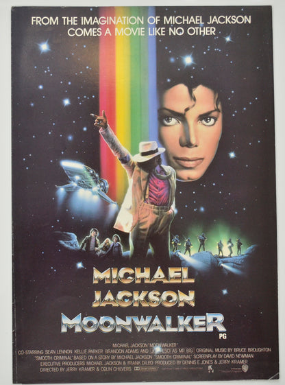 Moonwalker Original 6 Page Cinema Exhibitors Campaign Pressbook (UK)