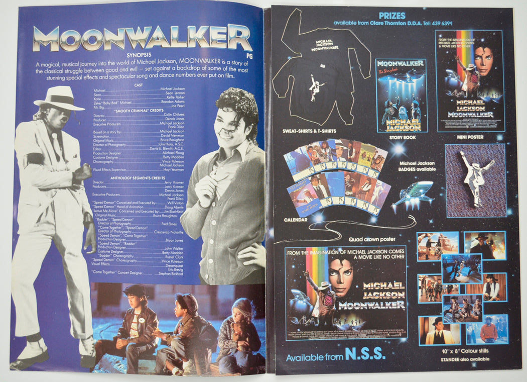 MOONWALKER Cinema Exhibitors Campaign Pressbook - INSIDE 