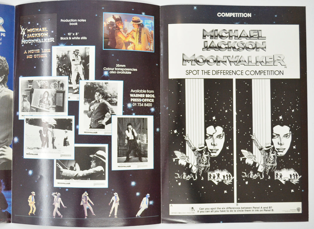 MOONWALKER Cinema Exhibitors Campaign Pressbook - INSIDE 