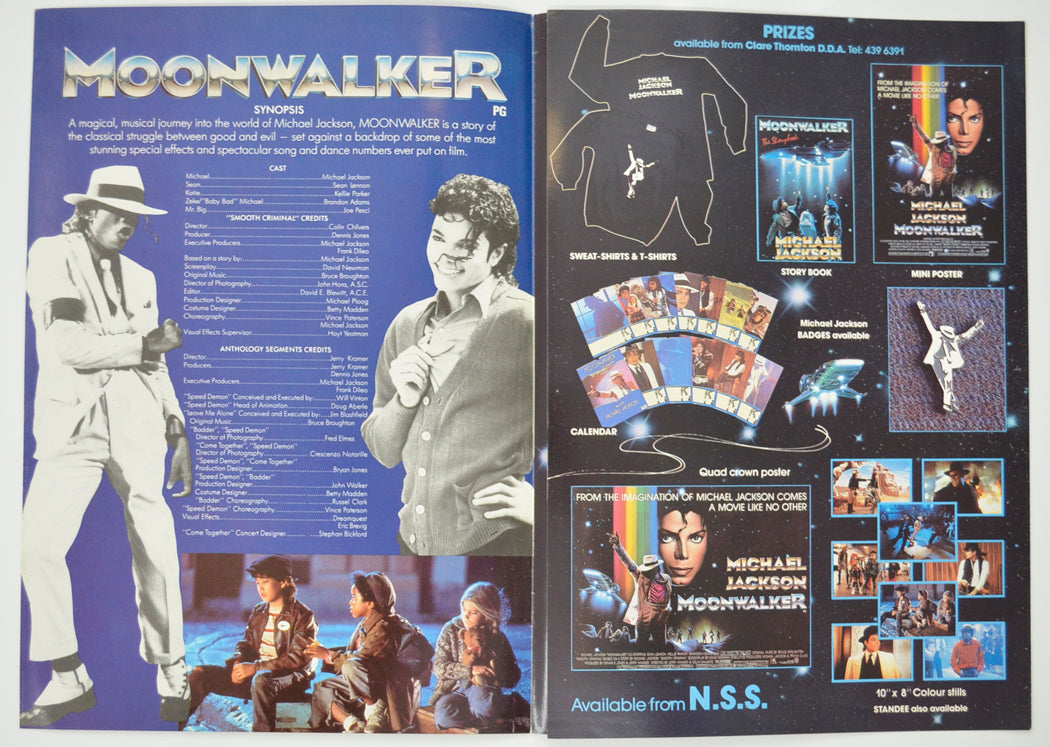 MOONWALKER Cinema Exhibitors Campaign Pressbook - INSIDE 