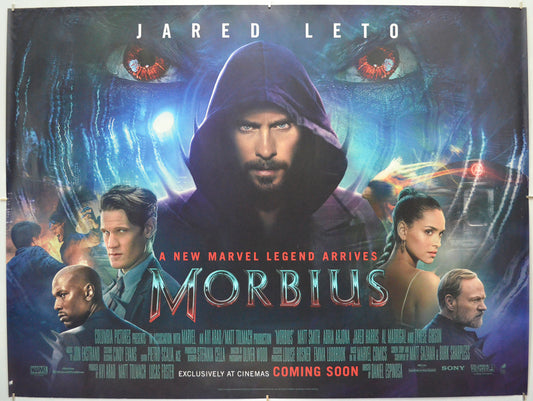 Morbius Original Quad Poster - Film Poster - Movie Poster