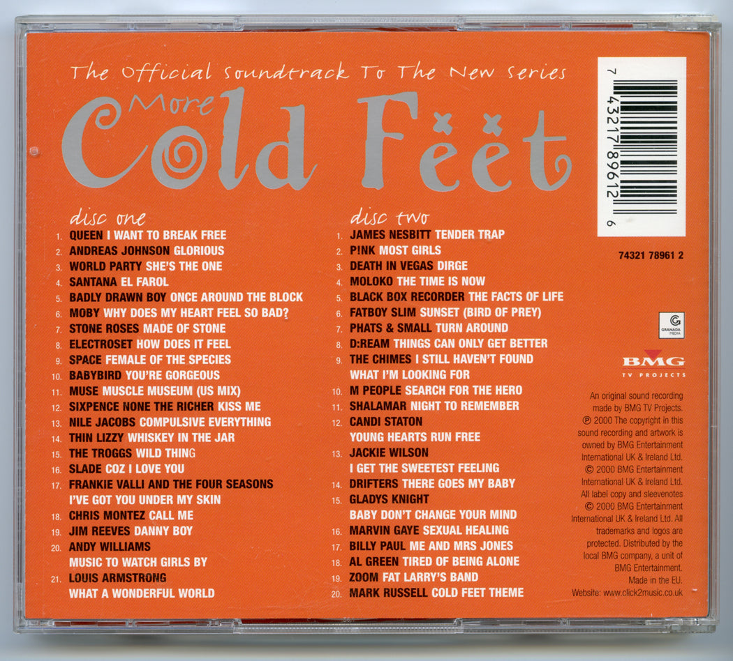 MORE COLD FEET Original CD Soundtrack (back) 