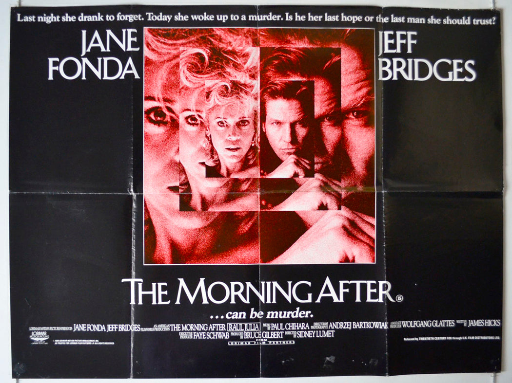 The Morning After Original British Quad Poster - Movie Poster