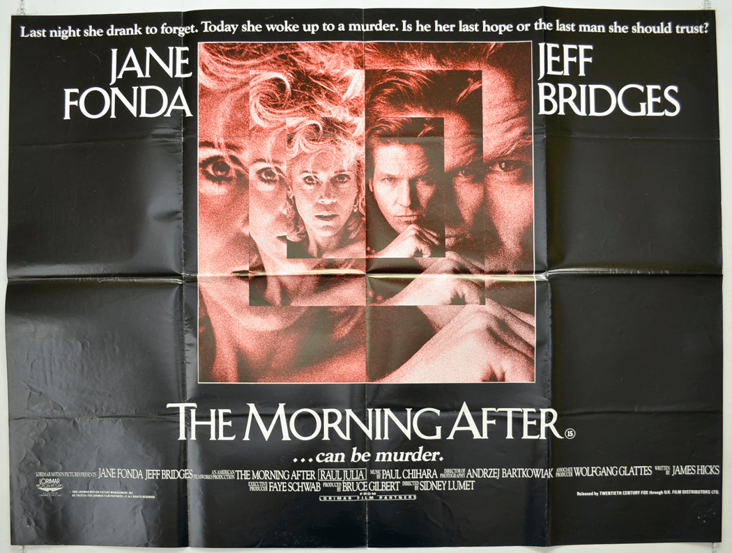 The Morning After Original Quad Poster - Film Poster - Movie Poster  