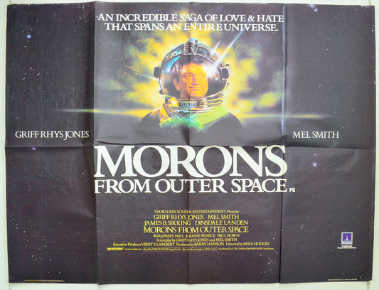 Morons From Outer Space Original British Quad Poster - Film Poster - Movie Poster 